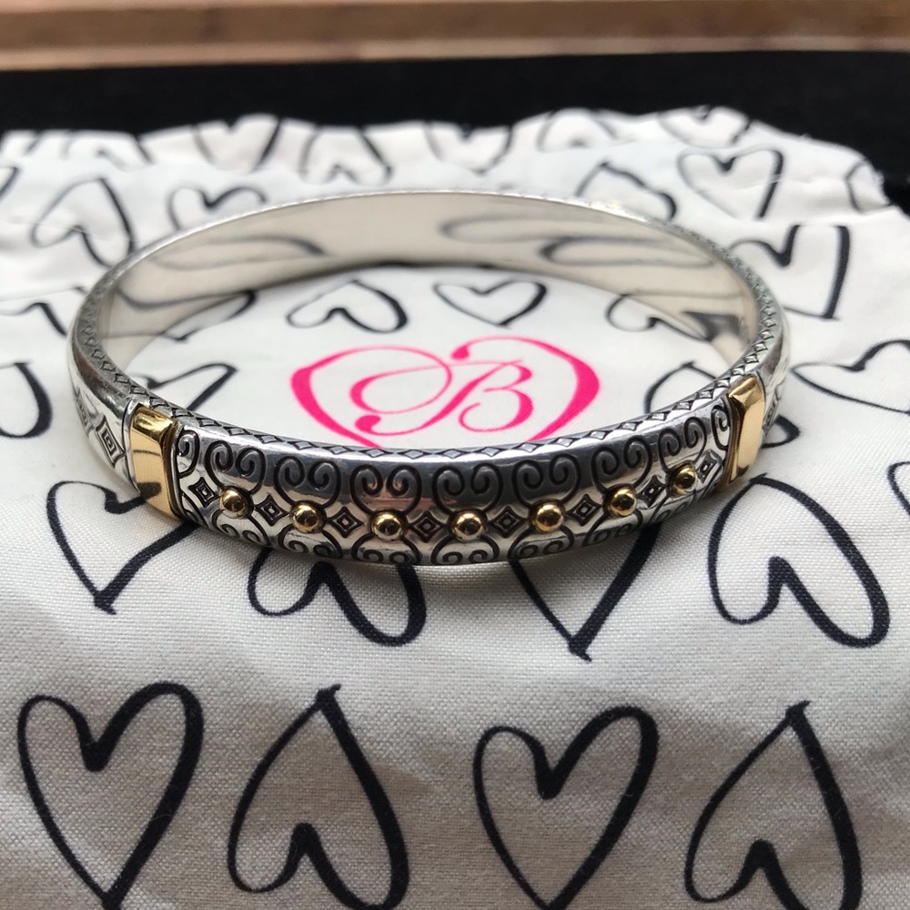 BRIGHTON "GOLDEN GATE" two tone gold and silver